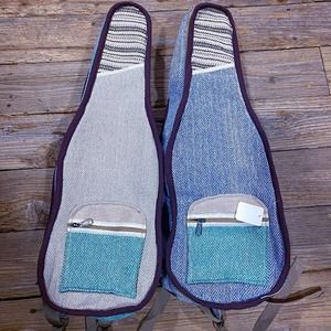 hemp ukulele backpack/case